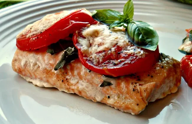 Simple & Affordable Tomato Basil Salmon Recipe