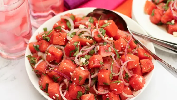 Simple & Affordable Watermelon Feta Salad Recipe