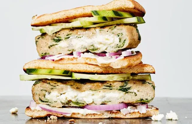 Viral Food Trend: Spinach and Feta Turkey Burgers You Must Try